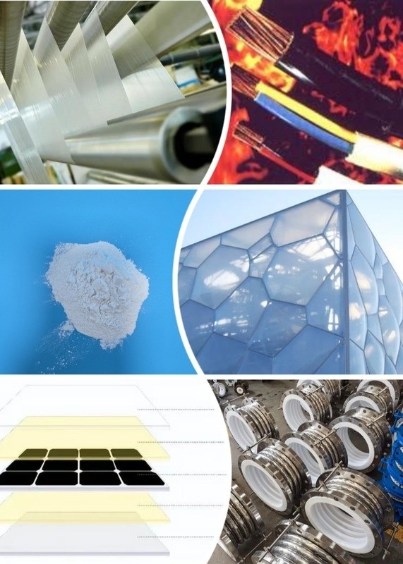 UV Resistant Transparent ETFE Pellets Granule For Sheath Wire / Thin Film Raw Materials