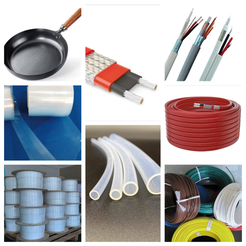 Custom Color Fluoroplastics Raw Material Granules UV Resistant FDA Compliant